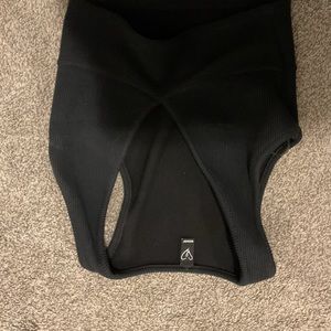 Black Windsor tank top